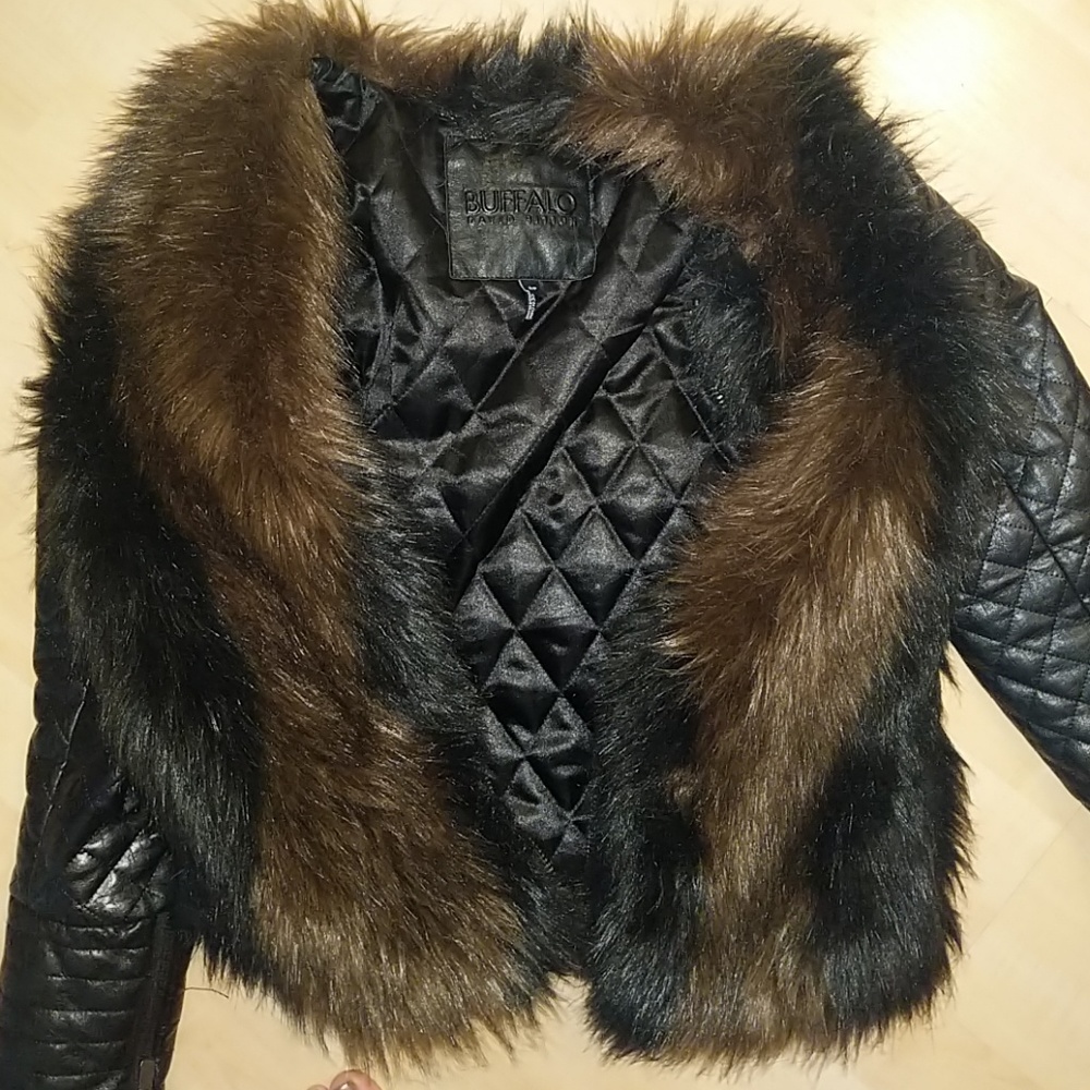 Buffalo David Bitton fur vest coat